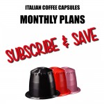 100 Italian Coffee® capsules compatible with Nespresso Original* every Month
