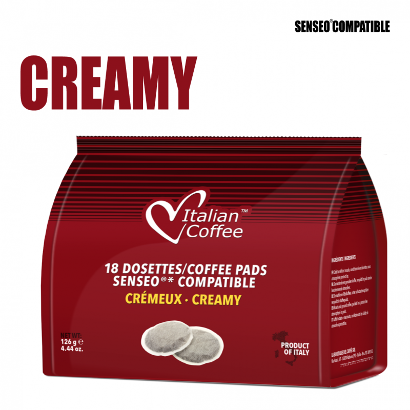 Dosettes Senseo® compatibles Domino Cappuccino Crema - 12 paquets - 216  dosettes