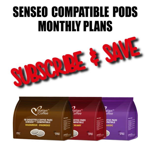 108 Senseo compatible Pods Every 2 Months